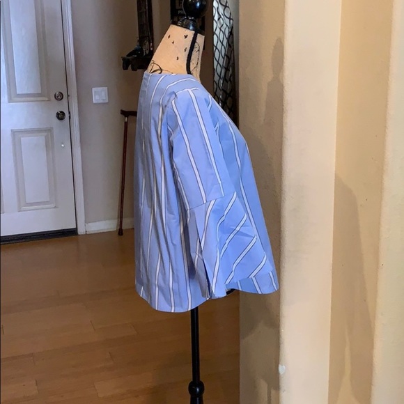 Van Heusen light blue striped top - Picture 4 of 6